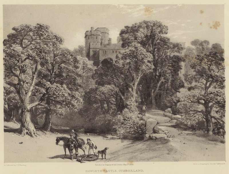 Castello di Naworth, Cumberland da after George Cattermole
