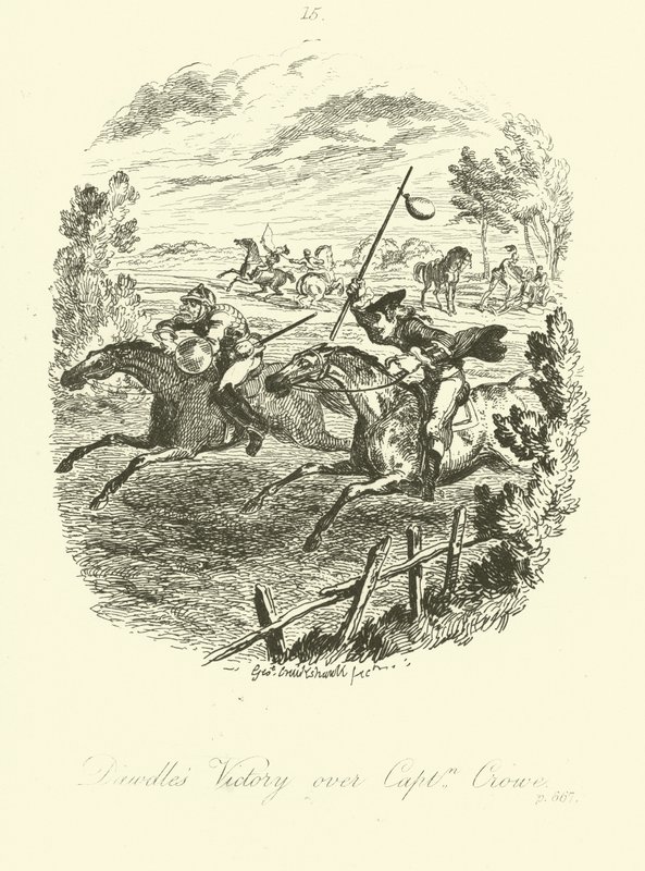 Illustrazione per Launcelot Greaves di Tobias Smollett da after George Cruikshank