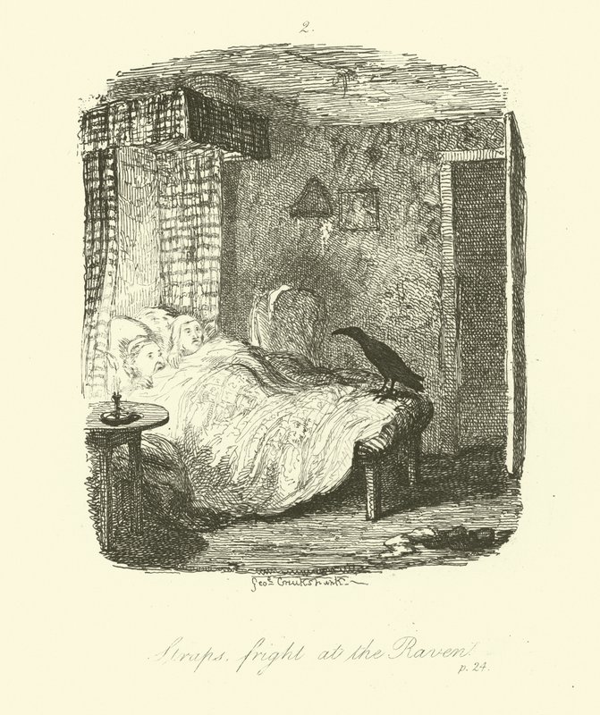 Illustrazione per Roderick Random di Tobias Smollett da after George Cruikshank