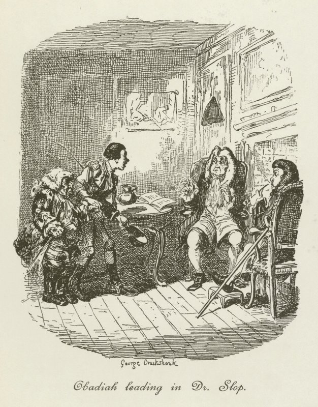 Illustrazione per Tristram Shandy da after George Cruikshank