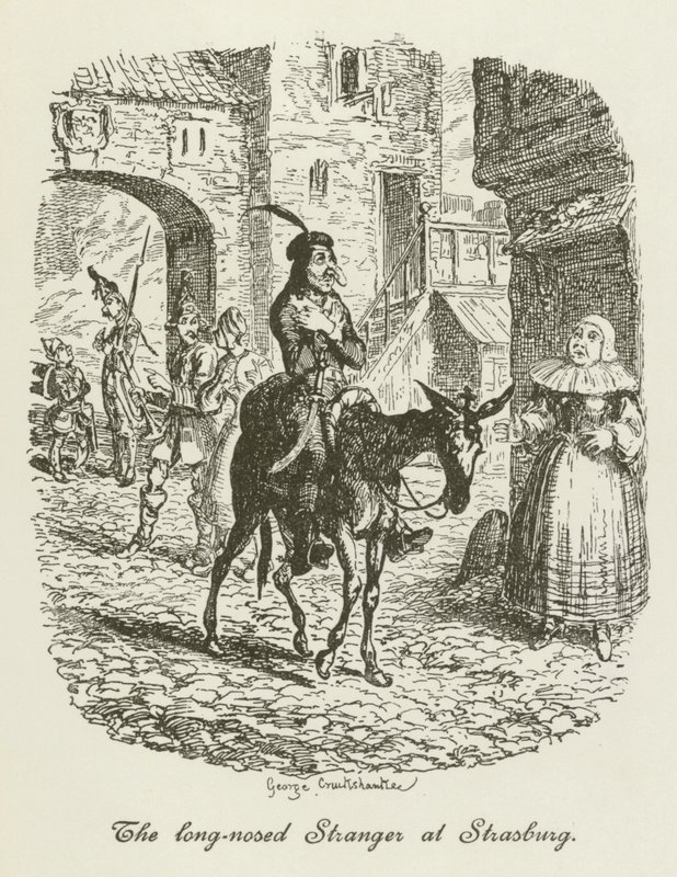 Illustrazione per Tristram Shandy da after George Cruikshank