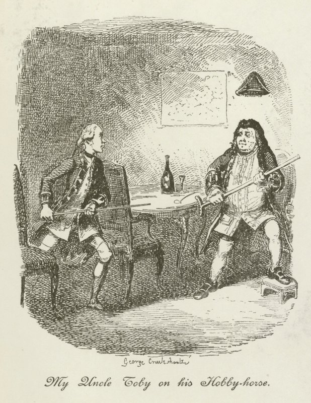 Illustrazione per Tristram Shandy da after George Cruikshank