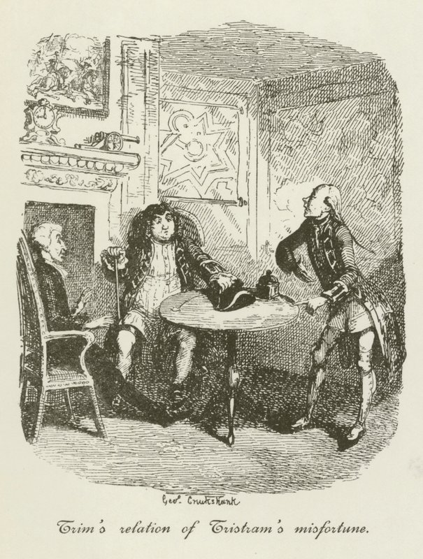 Illustrazione per Tristram Shandy da after George Cruikshank