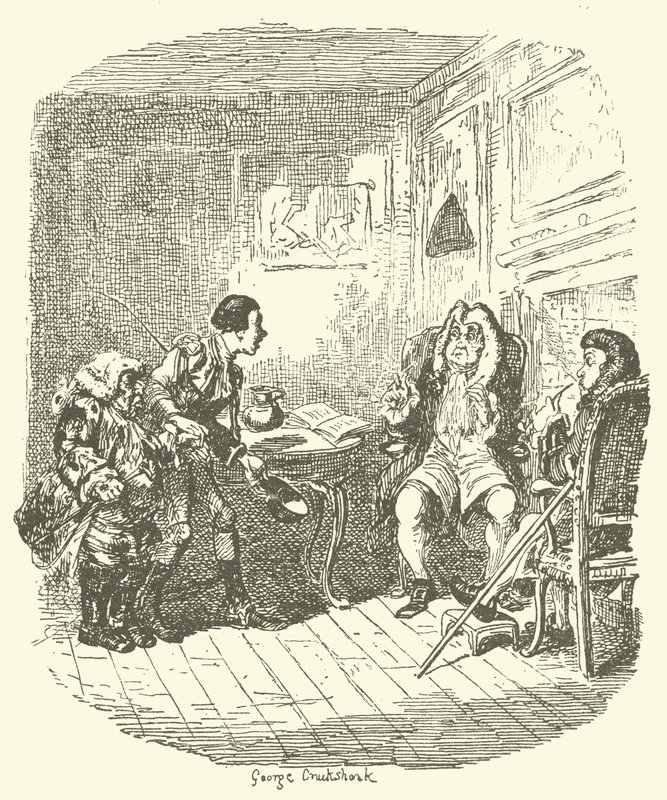 Illustrazione per Tristram Shandy da after George Cruikshank