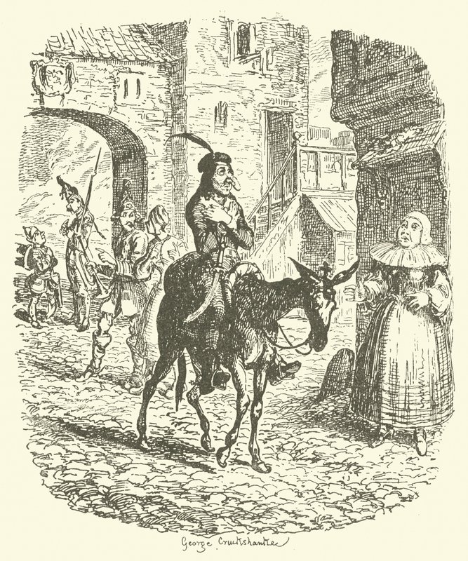 Illustrazione per Tristram Shandy da after George Cruikshank