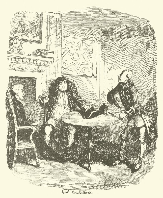 Illustrazione per Tristram Shandy da after George Cruikshank