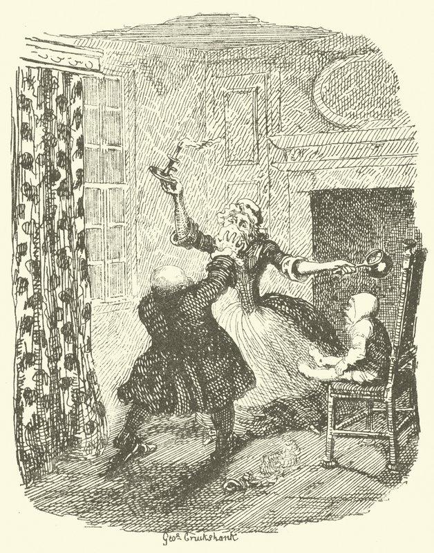 Illustrazione per Tristram Shandy da after George Cruikshank