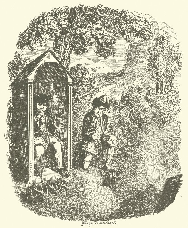 Illustrazione per Tristram Shandy da after George Cruikshank