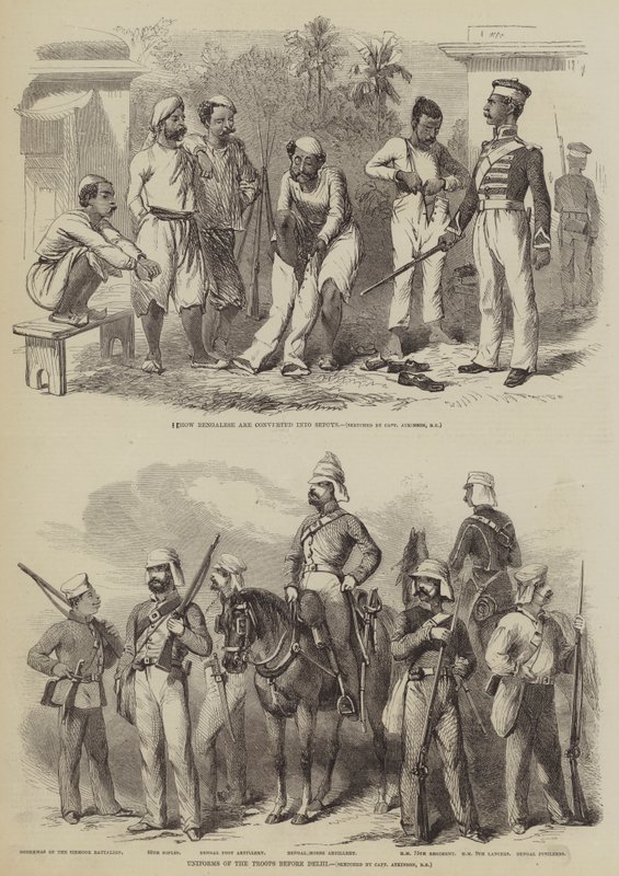 La rivolta in India da after George Francklin Atkinson