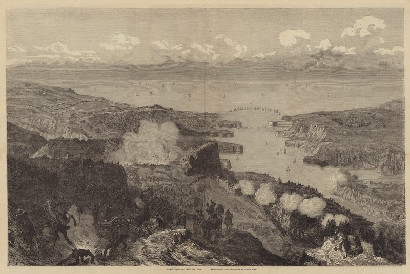 Sebastopoli, attacco al Malakhoff, 18 giugno da Gustave after Dore