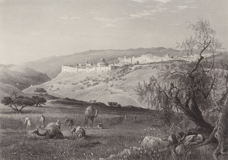 La città di Gerusalemme da after Harry Fenn