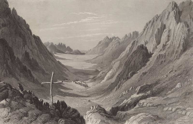 Il deserto del Sinai da after Harry Fenn