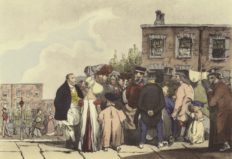 Popolo di Londra da after Henri Bonaventure Monnier