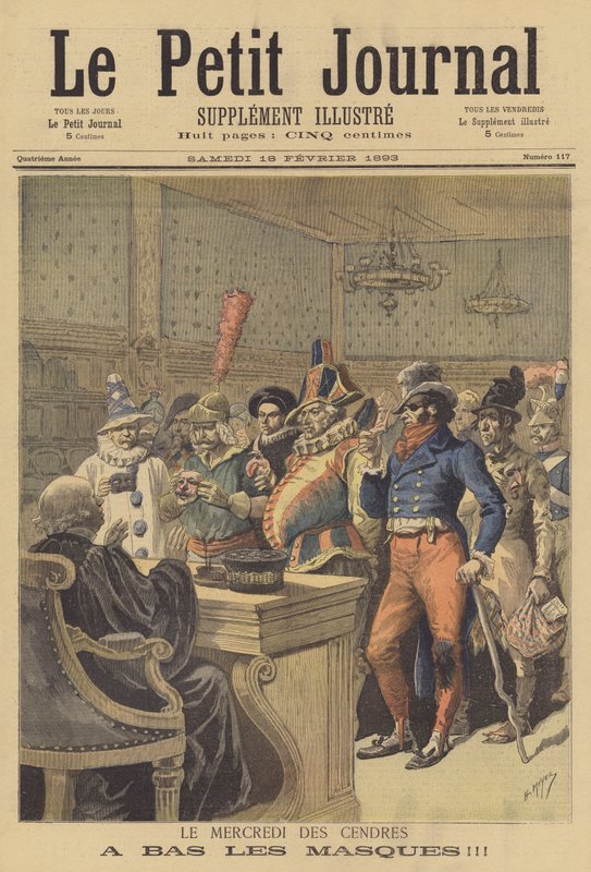 Mercoledì delle Ceneri. Giù le maschere da after Henri Meyer