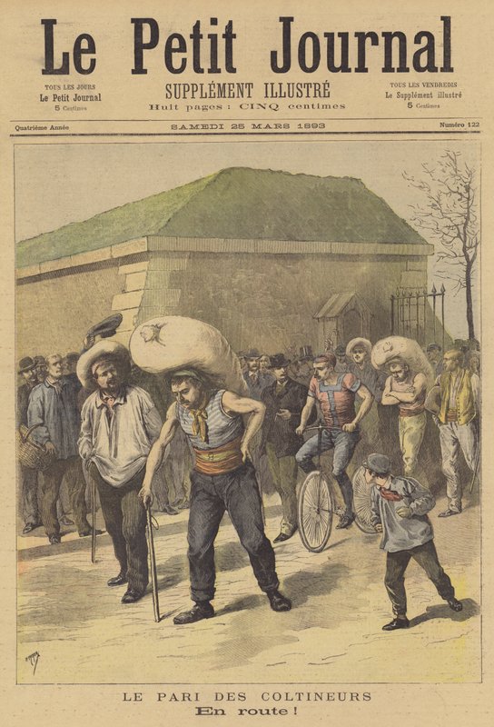 Sfida dei portatori di carichi da after Henri Meyer