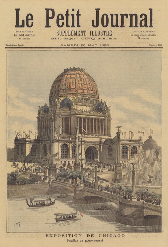 Fiera Mondiale di Chicago del 1893 da after Henri Meyer