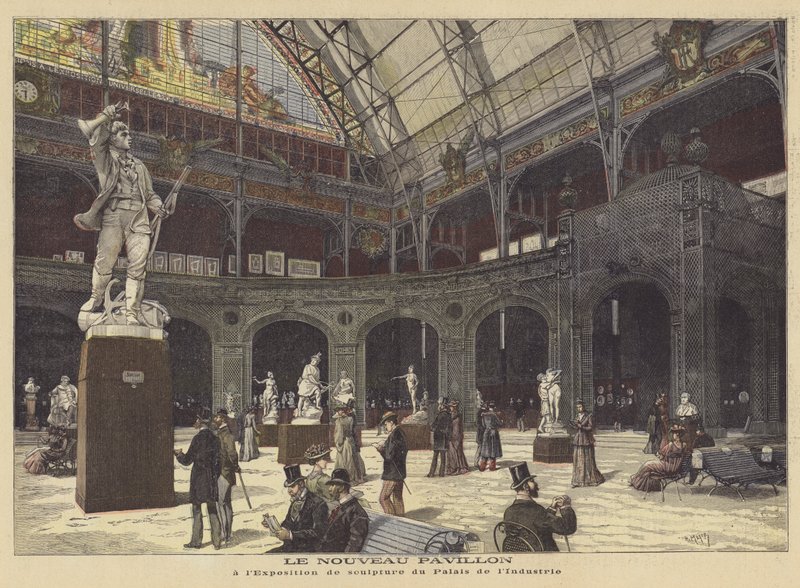Esposizione di sculture nel nuovo padiglione del Palais de l