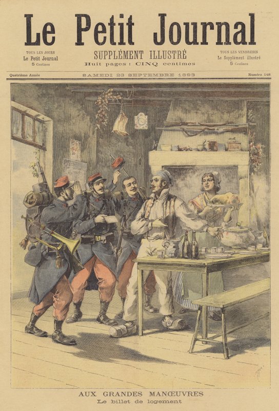 Manovre militari francesi da after Henri Meyer