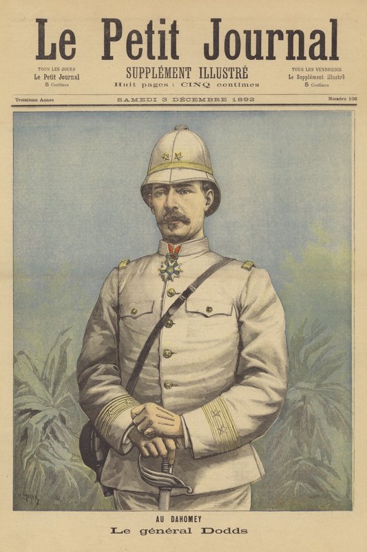 Il generale Dodds, comandante delle truppe francesi in Dahomey da after Henri Meyer