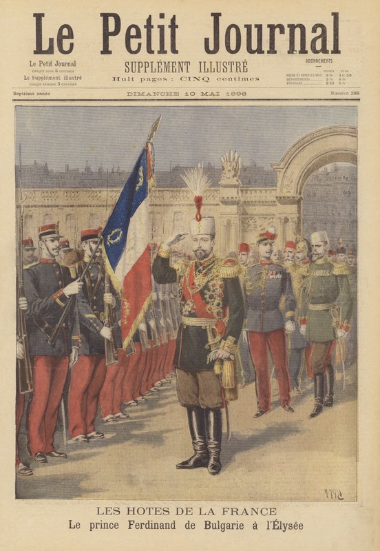 Visitatori reali in Francia: Il Principe Ferdinando di Bulgaria al Palazzo dell