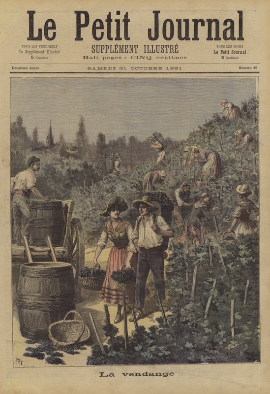La vendemmia da after Henri Meyer