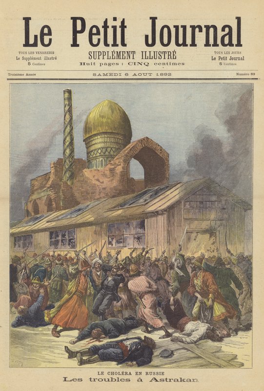 Disordini ad Astrakhan da after Henri Meyer