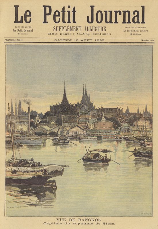 Veduta di Bangkok da after Henri Meyer