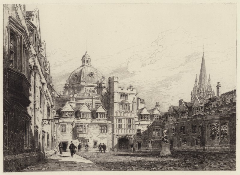 Brasenose College da after Henri Toussaint