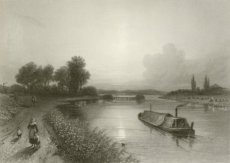 Fiume Trent, vicino a Wighnor da Henry after Warren