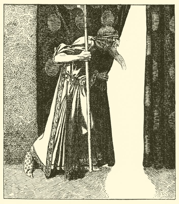 Re Mark trama malvagità da after Howard Pyle