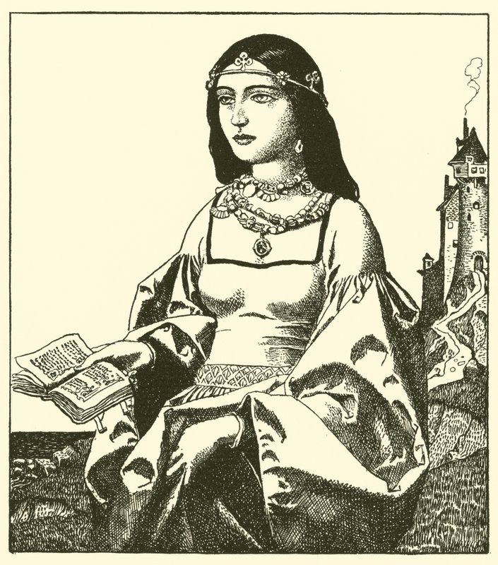 La signora Belle Isoult da after Howard Pyle