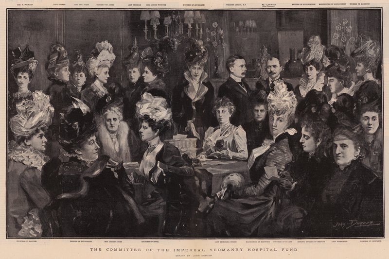 Il Comitato del Fondo Ospedaliero della Cavalleria Imperiale da after John Duncan