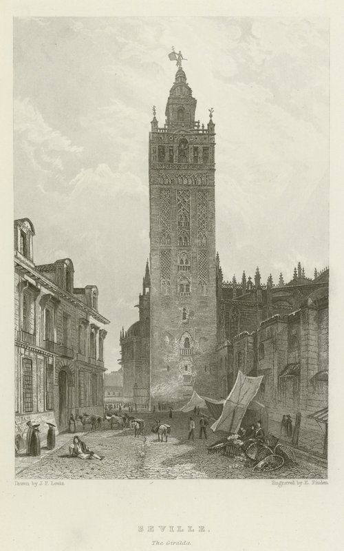Siviglia, La Giralda da after John Frederick Lewis