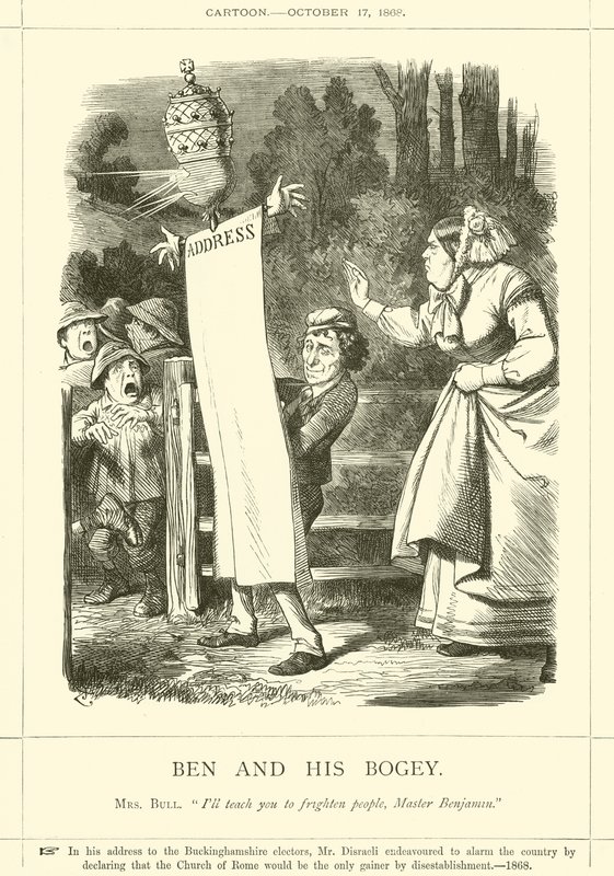 Ben e il suo Spauracchio da after John Tenniel
