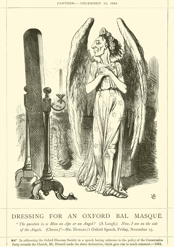 Prepararsi per un Bal Masque di Oxford da after John Tenniel