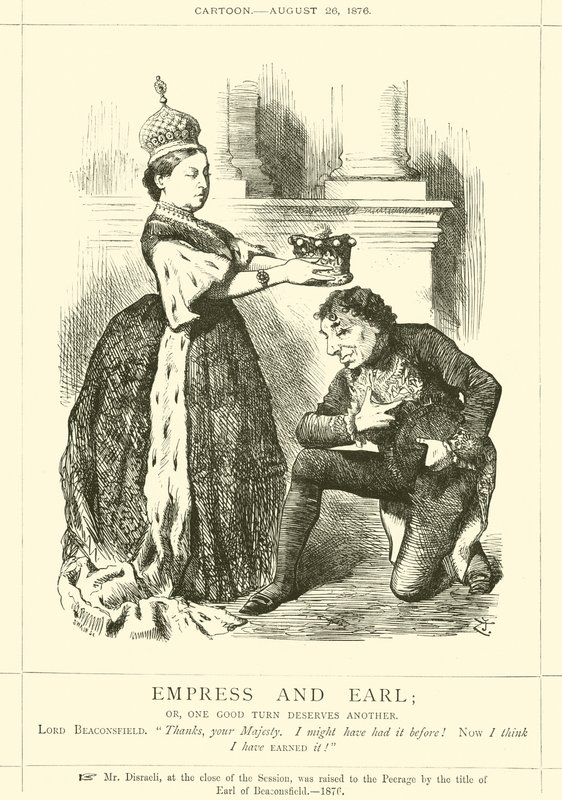 Imperatrice e conte; o, un favore merita un altro da after John Tenniel