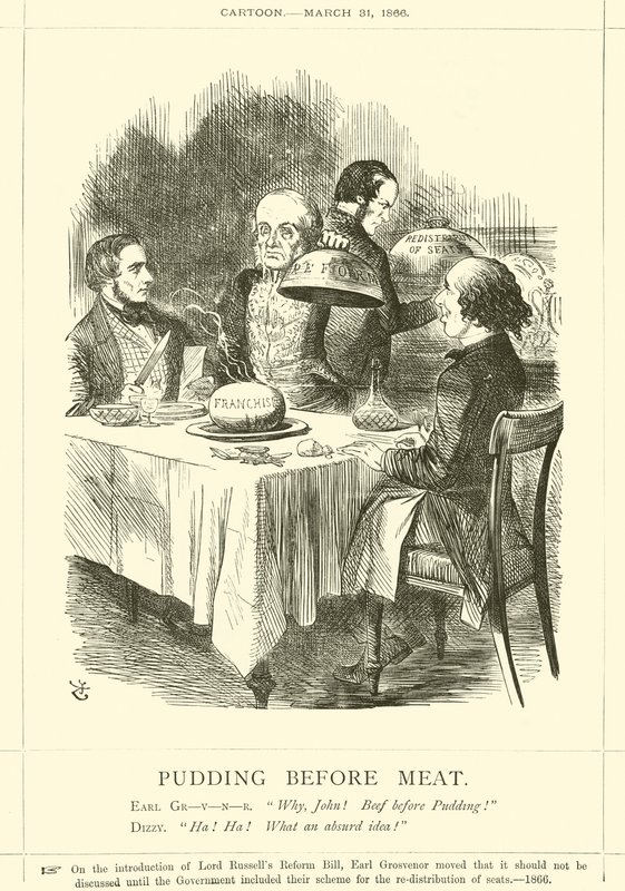 Budino prima della Carne da after John Tenniel