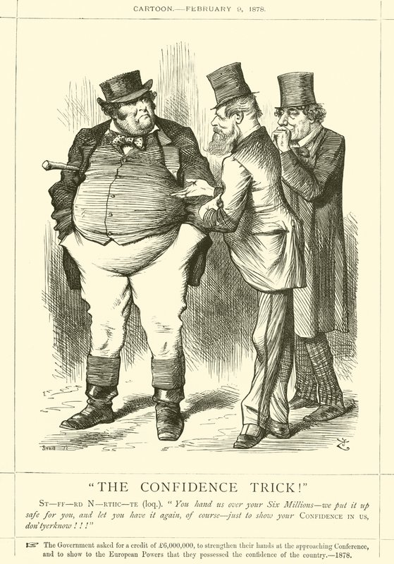 Il trucco della fiducia! da after John Tenniel