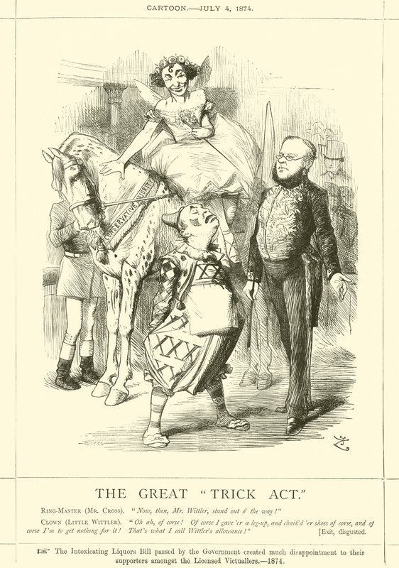 Il grande atto di magia da after John Tenniel