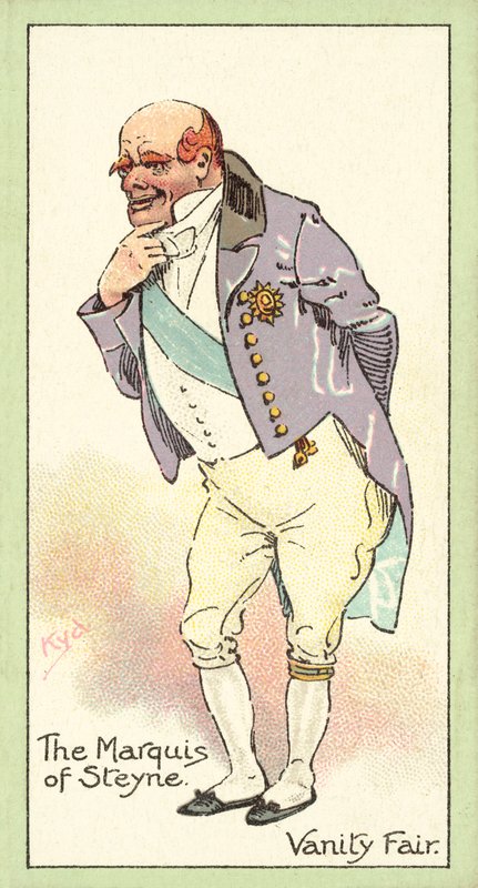 Il marchese di Steyne, Vanity Fair (cromolitografia) da after Joseph Clayton Clarke