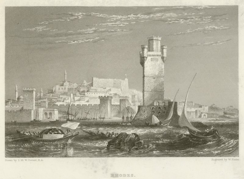 Rodi da after Joseph Mallord William Turner
