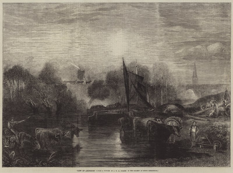 Veduta di Abingdon da after Joseph Mallord William Turner
