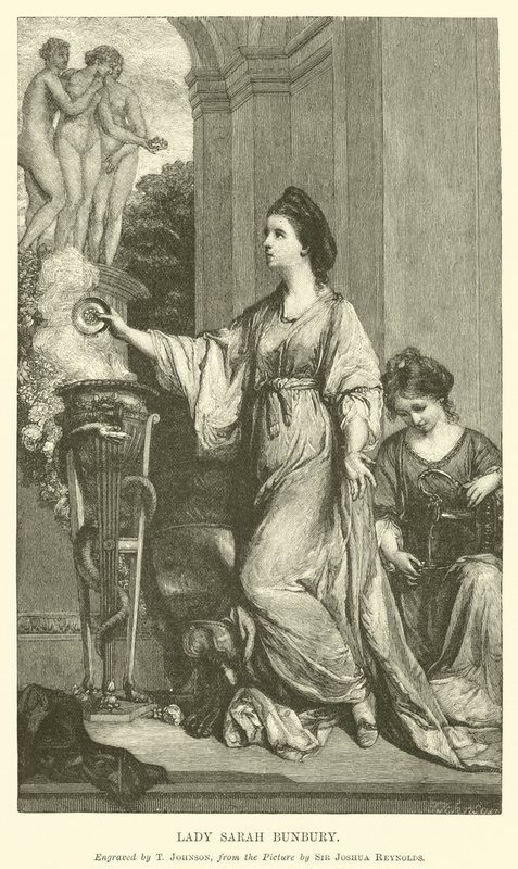 Lady Sarah Bunbury da after Joshua Reynolds