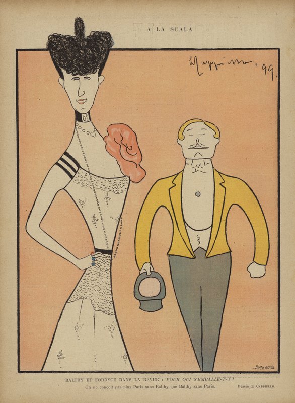 Balthy e Fordyce, Illustrazione per Le Rire da after Leonetto Cappiello