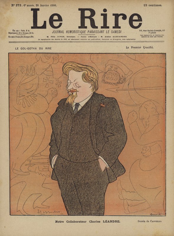 Charles Leandre, Illustrazione per Le Rire da after Leonetto Cappiello