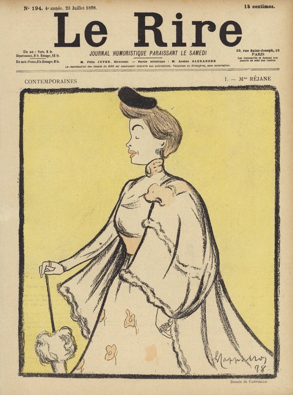 Illustrazione per Le Rire da after Leonetto Cappiello