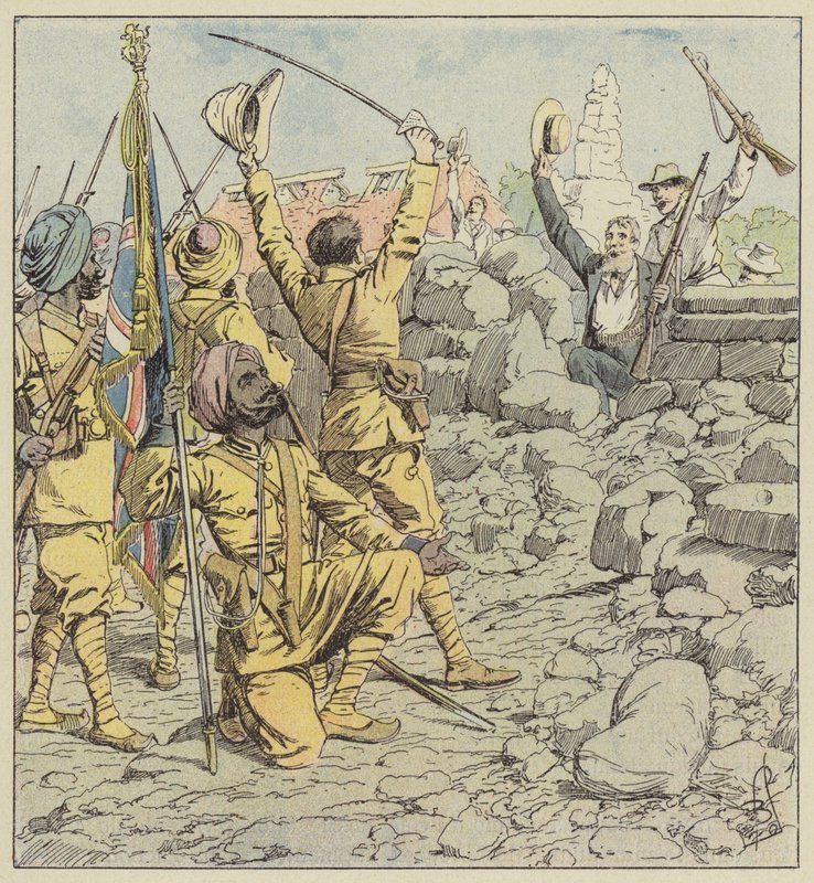 Liberazione delle legazioni, ingresso dei Sikh da after Louis Charles Bombled