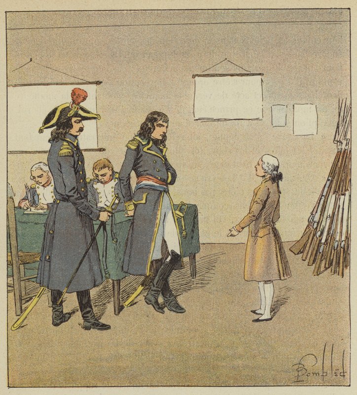 Eugenio di Beauharnais reclama a Bonaparte la spada di suo padre da after Louis Charles Bombled