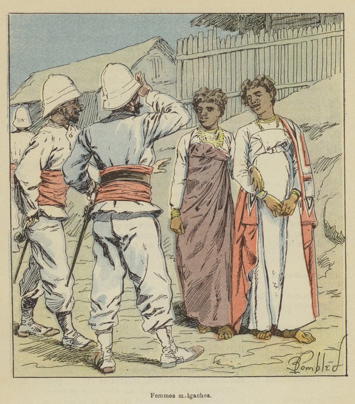 Donne malgasce da after Louis Charles Bombled