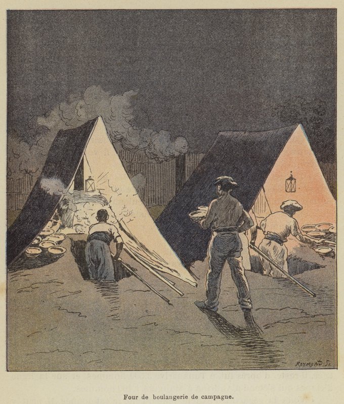 Forno da panetteria da campo da after Louis Charles Bombled